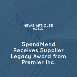 big-SpendMend Receives Supplier Legacy Award from Premier Inc. (1)